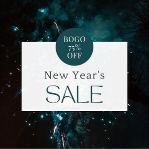New Year's Sale - BOGO 75% Off